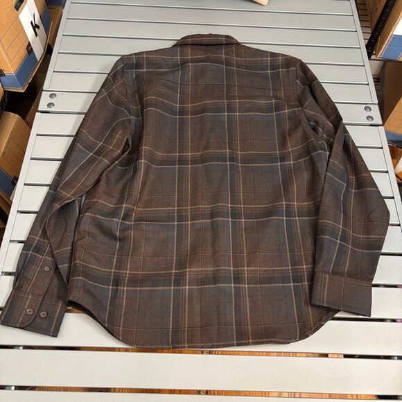 Lauren Ralph Lauren 2 Piece Shirt & Pants Womens M/8 Brown Plaid Wool Button Up - Picture 5 of 16